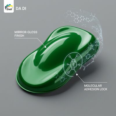 Peinture de voiture verte en couche supérieure avec des installations avancées