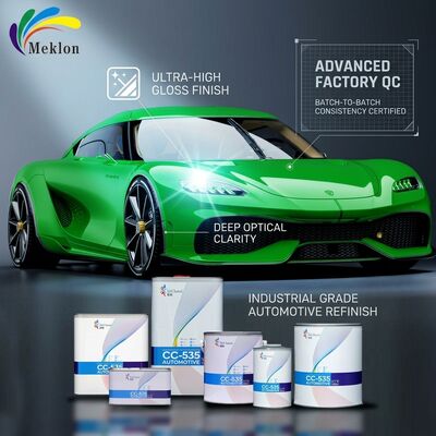 Peinture de voiture verte en couche supérieure avec des installations avancées