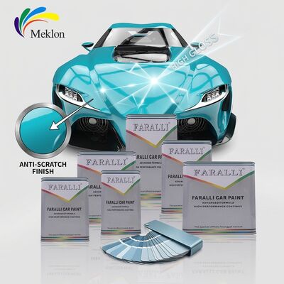 Bon brillant 1K Frost Neige Couleur bleue Tintures Couche de voiture Réparation Auto Refinish Peinture