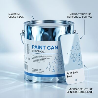 Bon brillant 1K Frost Neige Couleur bleue Tintures Couche de voiture Réparation Auto Refinish Peinture