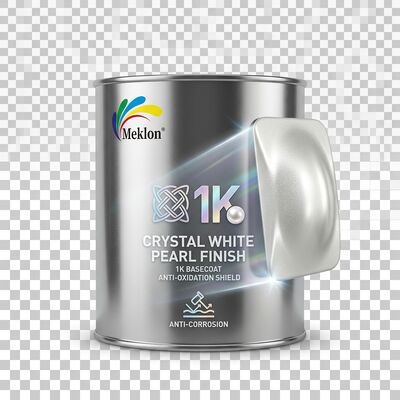 Peinture de voiture blanc cristal 1K, couche de base, matériau acrylique anti-oxydation et anti-corrosion
