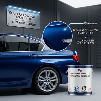 La peinture de voiture bleue de Gemstone est une peinture brillante 1L pour BMW 525 2015+ 467