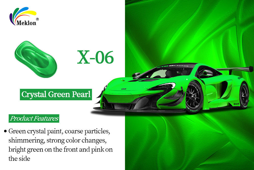 Peinture nacrée vert cristal pour voiture, haute performance et brillance, imperméable et résistante aux rayures