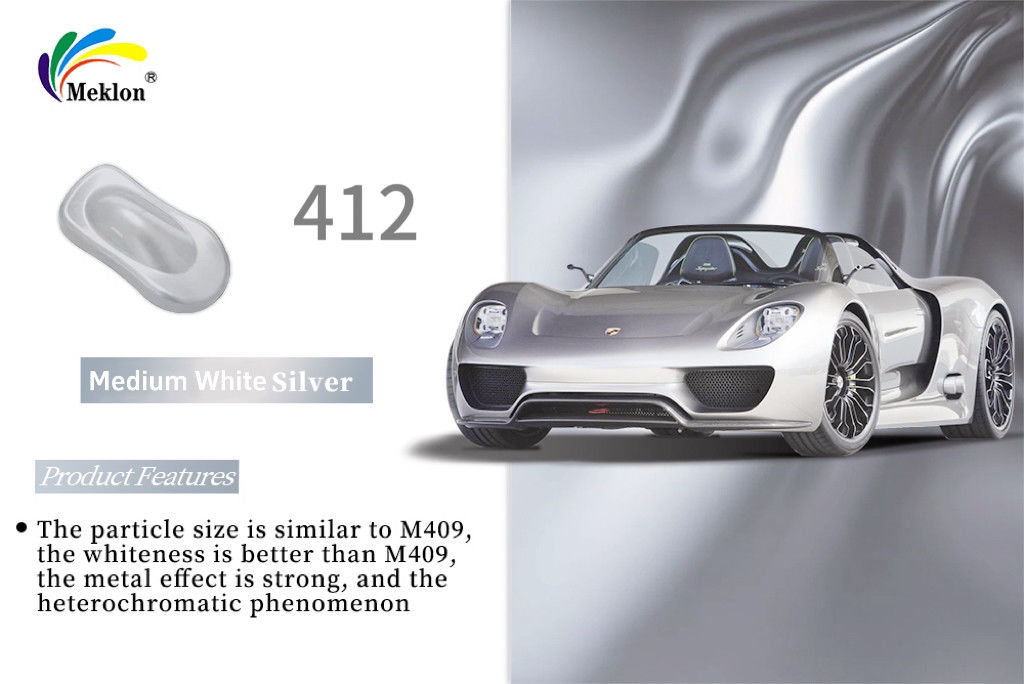 OEM ODM Peinture en argent auto à pulvérisation, couleur argentée métallique lavable pour voiture