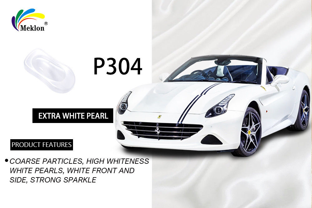 SGS Peinture automobile blanche perle inoffensive, peinture brillante perle blanche en aérosol pour voiture