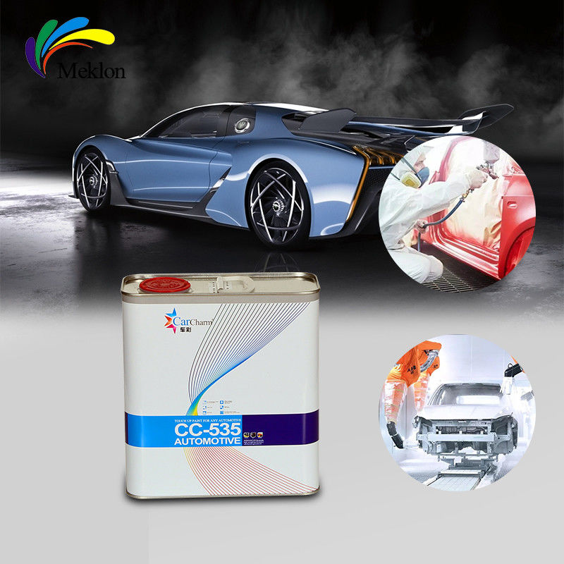 2K Stand Blue Refinish Peinture automobile Des couleurs solides à haute pression Peinture automobile