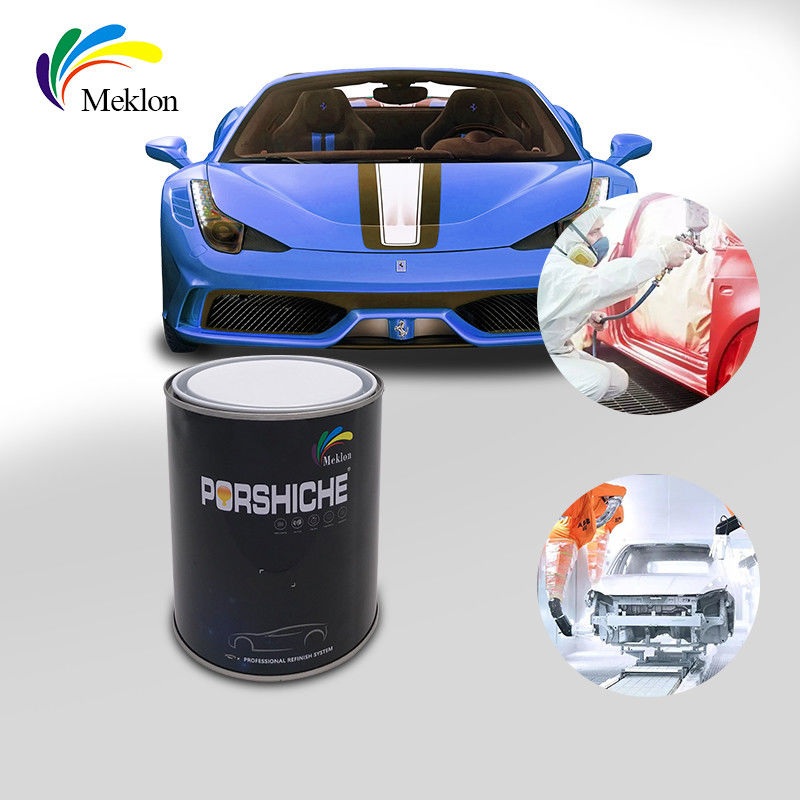 Pulvérisation de peinture automobile pour peinture automobile en couche supérieure 2K Stand Peinture bleue en couche supérieure