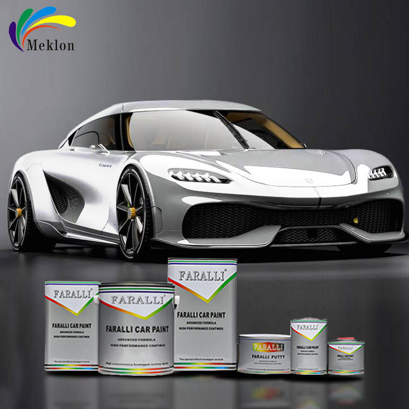 Peinture automobile blanche perle haute brillance avec une variété de couleurs pour voitures et camions haut de gamme
