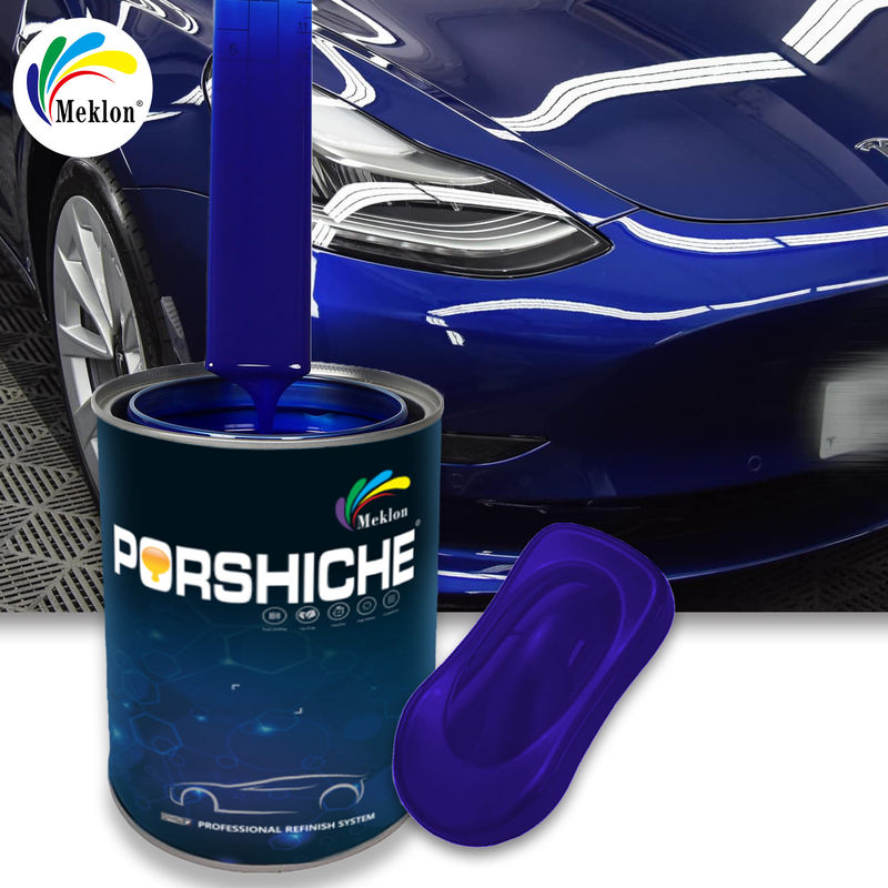 Peinture de voiture acrylique facile à poncer vert olive PU polyuréthane peinture de voiture à pulvériser pour les réparations de finition automobile