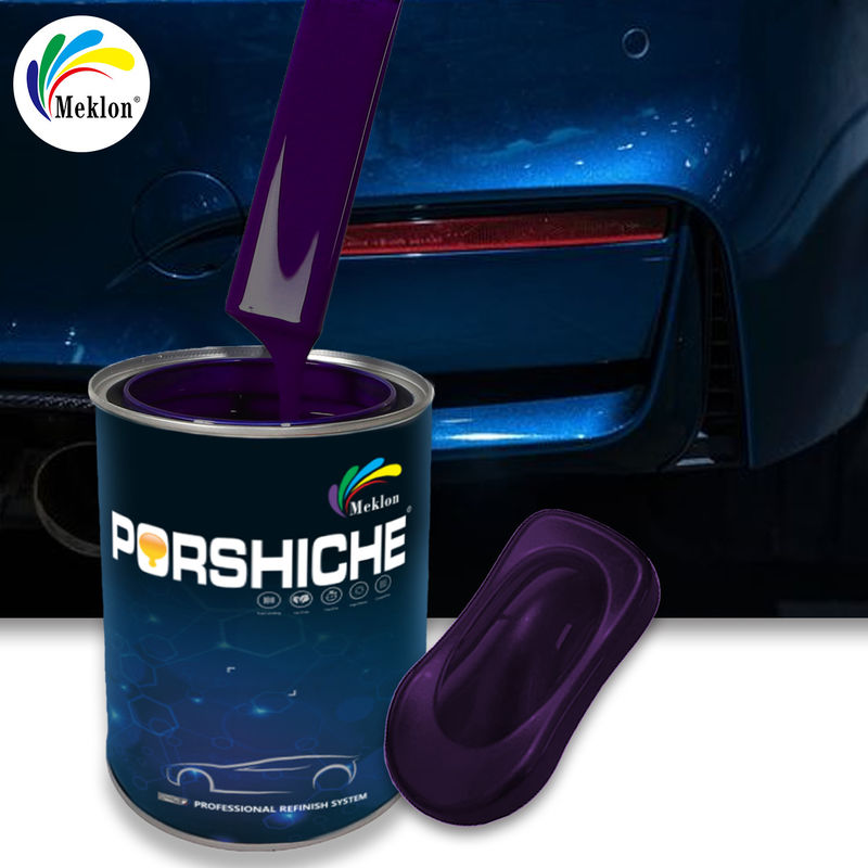 1K Peinture de couleur violette Auto-coating Refinish Réparation Tinture Système de pulvérisation Peinture de carrosserie
