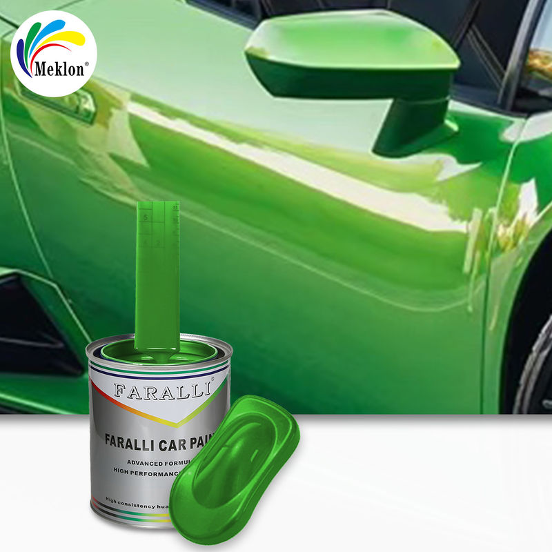 Peinture automobile Vernis de peinture verte Fabricant de peinture automobile haute performance Fourniture de peinture automobile couche claire 2K Peinture automobile