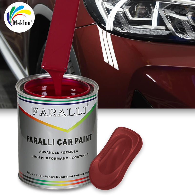 Vente en gros de peinture rouge haute performance automobile automobile réparation revêtement Peinture automobile Cooper poudre Peinture automobile Temps de séchage 2-3 heures