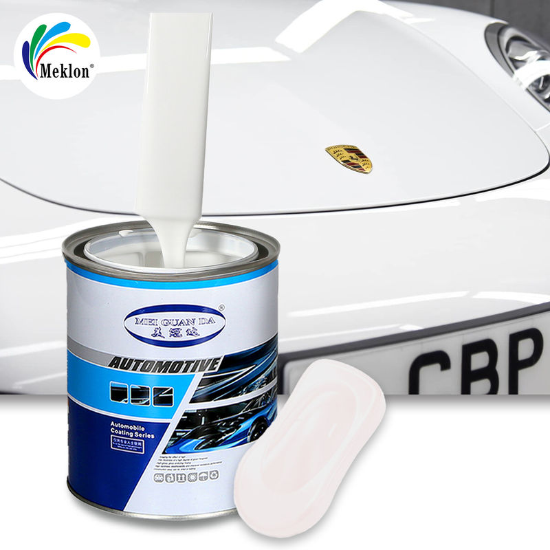 Basecoat de peinture blanche brillante pour voiture, hautement responsable et fabriquée, adaptée à l'achat en gros de peinture automobile