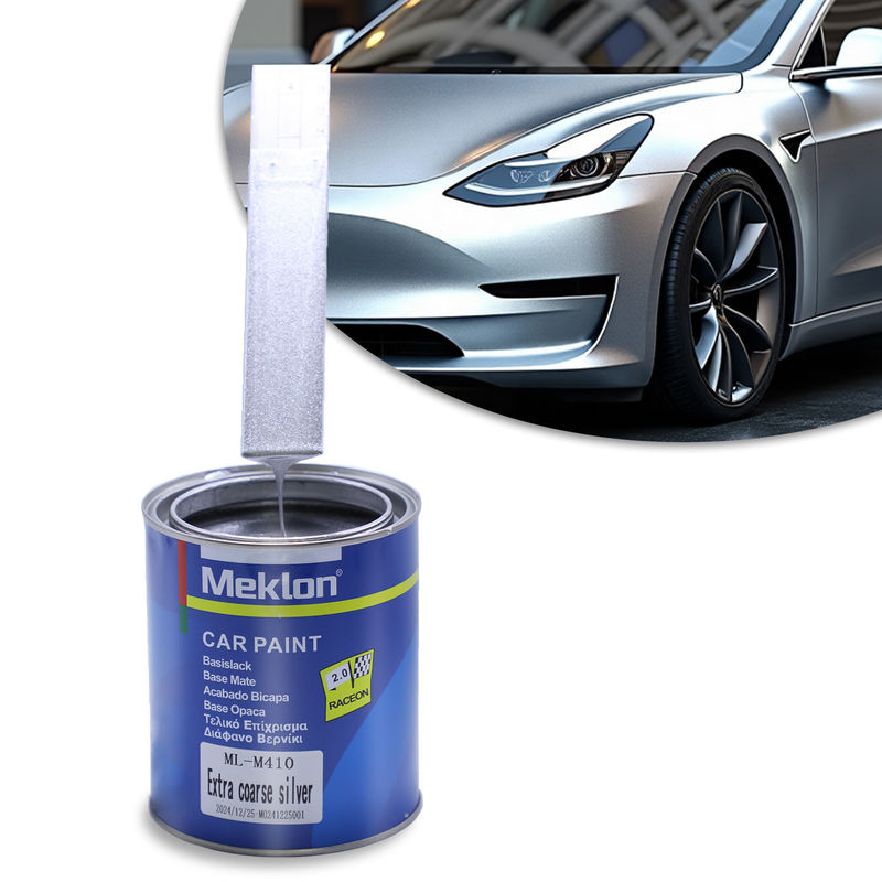 Peinture automobile argentée 1K extra grossière Peinture automobile haute solide Auto finition haute brillance Couche claire pour peinture de bateau Polyester époxy