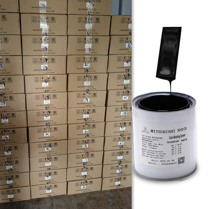 MK105 Peinture de voiture Noir Obsidienne Minuit OEM Couleur Personnalisable