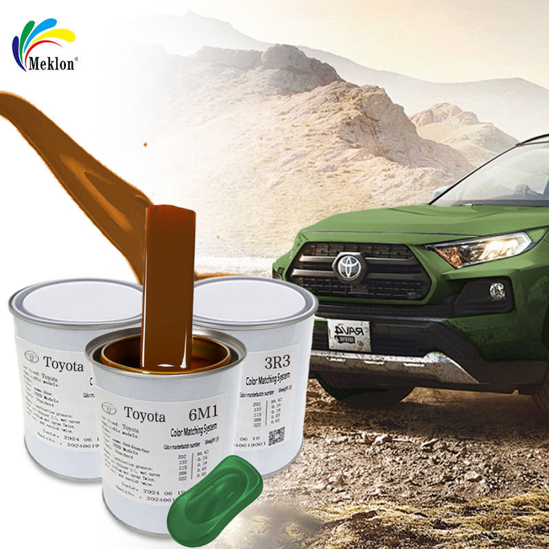 Peinture à pulvérisation de voiture à perles vert profond à haute brillance pour la finition automobile