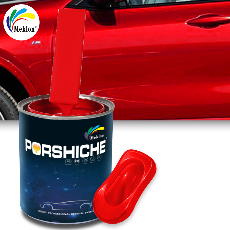 Peinture automobile à effet miroir haute brillance Peinture automobile 1K Grande peinture rouge pour réparation de voiture Peinture pure et pleine couleur fournisseur