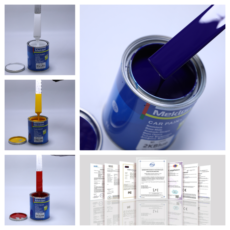 Performance de qualité industrielle et revêtement brillant résistant aux éclats pour des résultats supérieurs Peinture bleue pour voiture