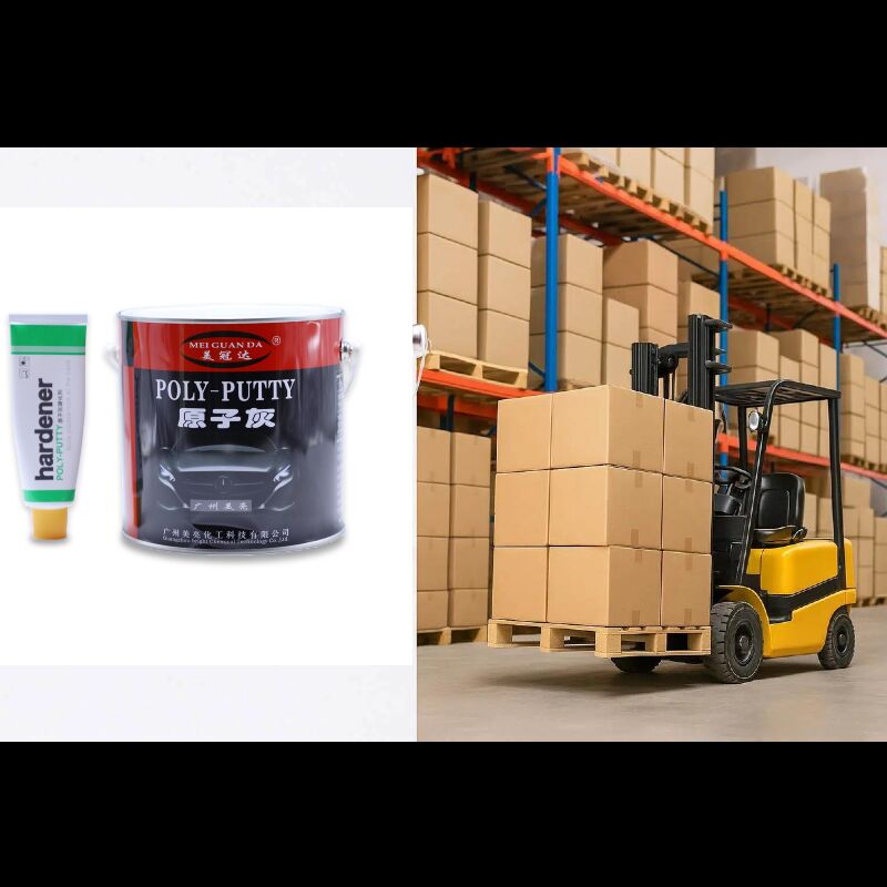 Couche de haute performance Poly Putty 1k Polyester remplissage détails de voiture Putty réparation de carrosserie Putty