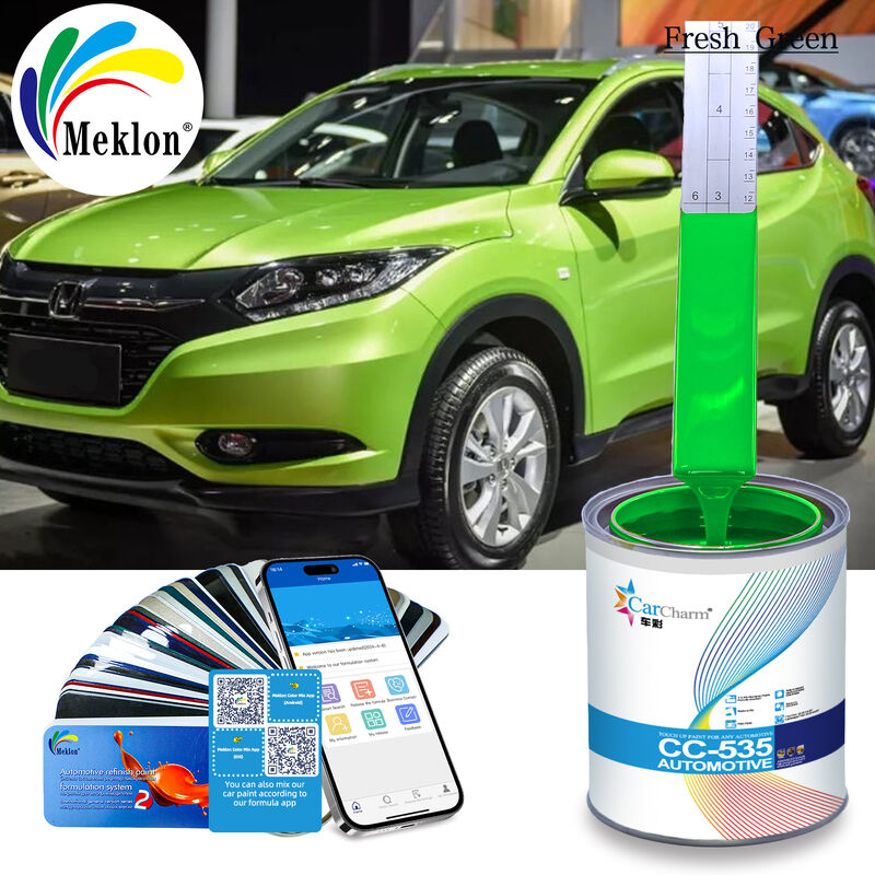 Peinture de voiture verte et lumineuse résistante aux intempéries