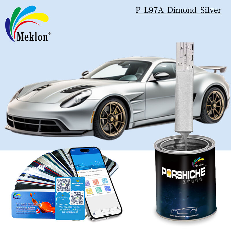 Peinture métallique de couleur pratique sans odeur SGS Peinture à pulvérisation de couleur argentée pour voiture