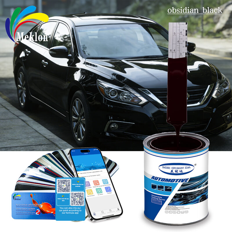 Peinture de voiture de qualité professionnelle obsidienne noire pour Dongfeng Nissan G41 Sound Of Nature