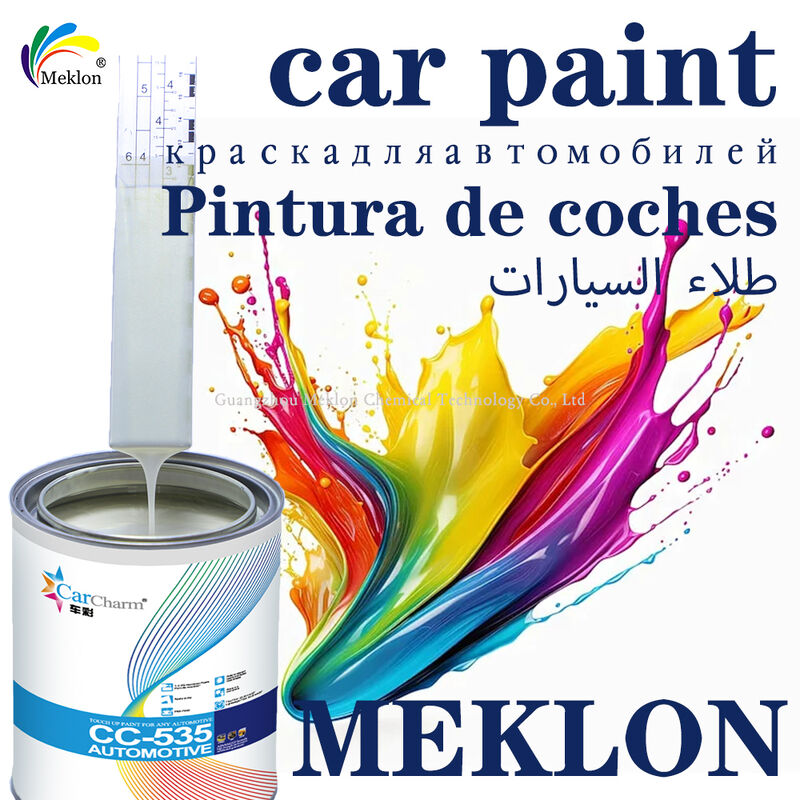 Peinture automobile acrylique jaune perle résistante aux rayures et aux intempéries pour réparation automobile