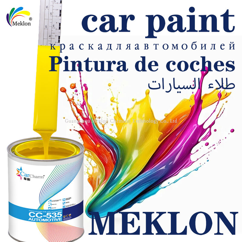 Fourniture continue Couverture élevée et excellente adhésion Peinture solide élevée Peinture de finition automobile