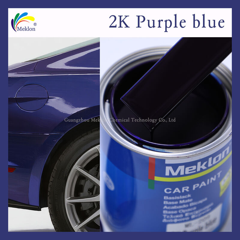 Fast Drying 2K Purple Blue Acrylic Paint Automotive Car Refinish Coating & Paint