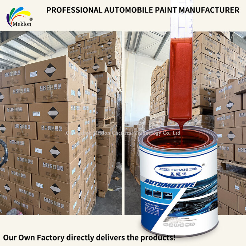 Vente en gros X02 Perle rouge cristallin 1L Peinture acrylique Prix d'usine 7-14 jours