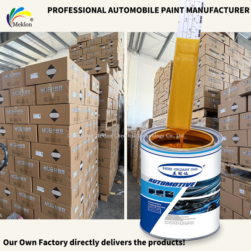 Professional 1K Pearl Base Coat Golden Pearl For Luxury Auto Refinish Wholesale