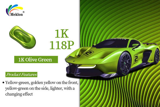 1K Oliver Green Anti-corrosion personnalisé 2K couleur solide Auto vernis peinture de voiture