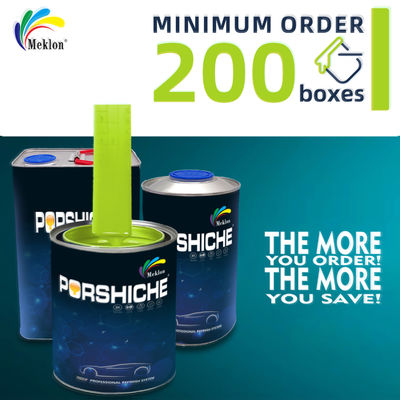 Peinture automobile 2K jaune vert ingrédients anti-corrosion spéciaux pour la durabilité