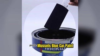 Peinture de voiture bleu moules, finition OE