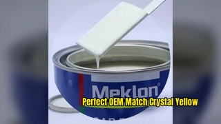 X04 Crystal Yellow Pearl Automotive Paint OEM Match