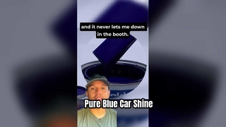 Peinture de voiture bleu pur, finition brillante
