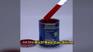 Peinture acrylique rouge riche pour voiture, brillant longue durée