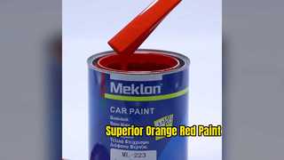 Peinture acrylique 2K rouge orange 223